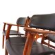 Erik Buck lot de 4 chaises de salle à manger en palissandre OD 50 pour OD Mobler