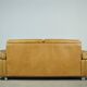 Danish vintage leather 2-seater sofa by svend skipper, 1970s