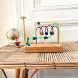 Wooden labyrinth abacus