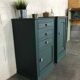 Pair of old bedside tables