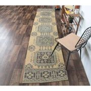 Turkish Handwoven Wool Kilim Rug 89x351