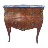 Petite commode bureau de style Louis XV époque XIXeme siècle