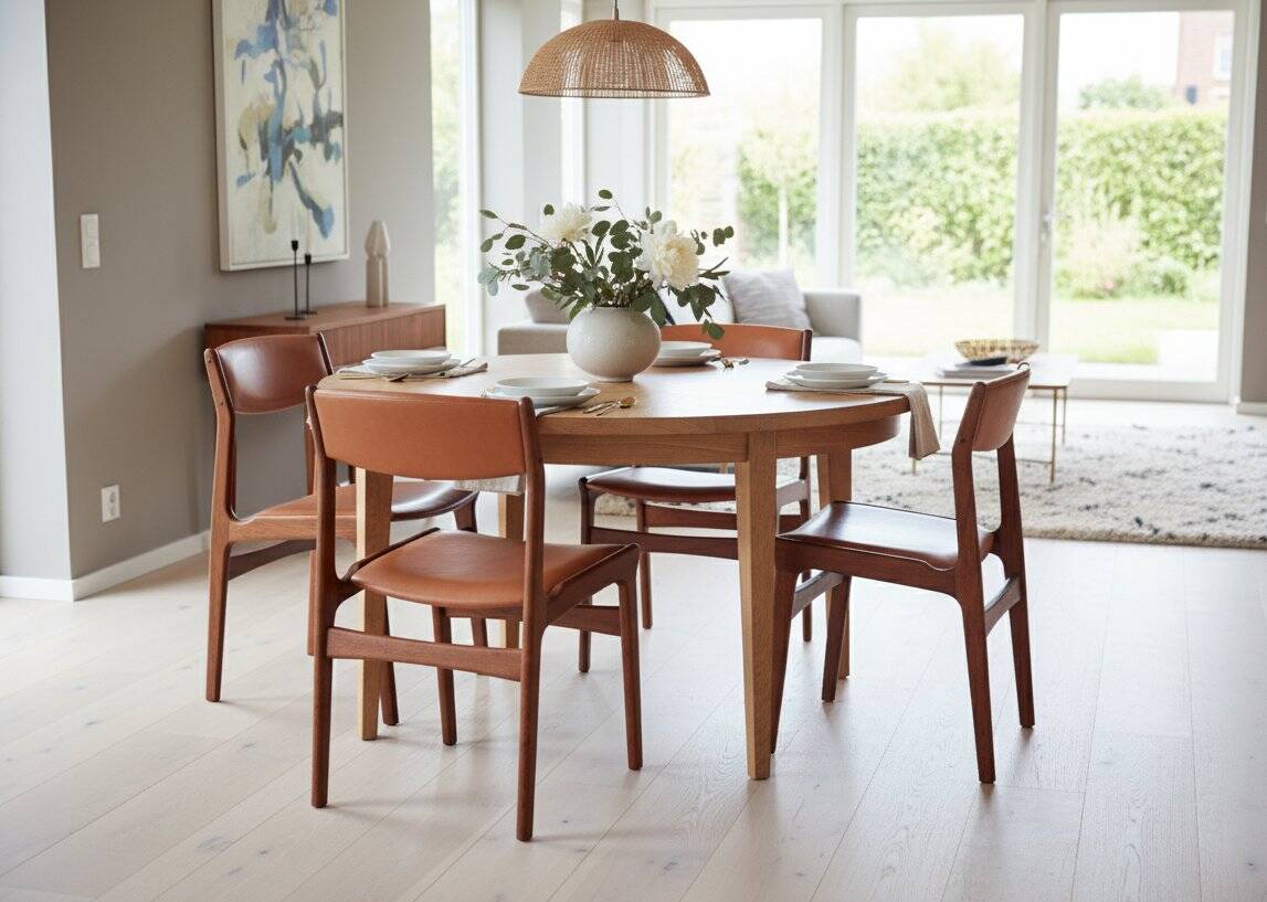Dining Chairs in Rosewood by Nova, Denmark, 1960s, Set of 4