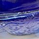Blue glass bottle