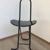 Gastone Rinaldi black folding chairs