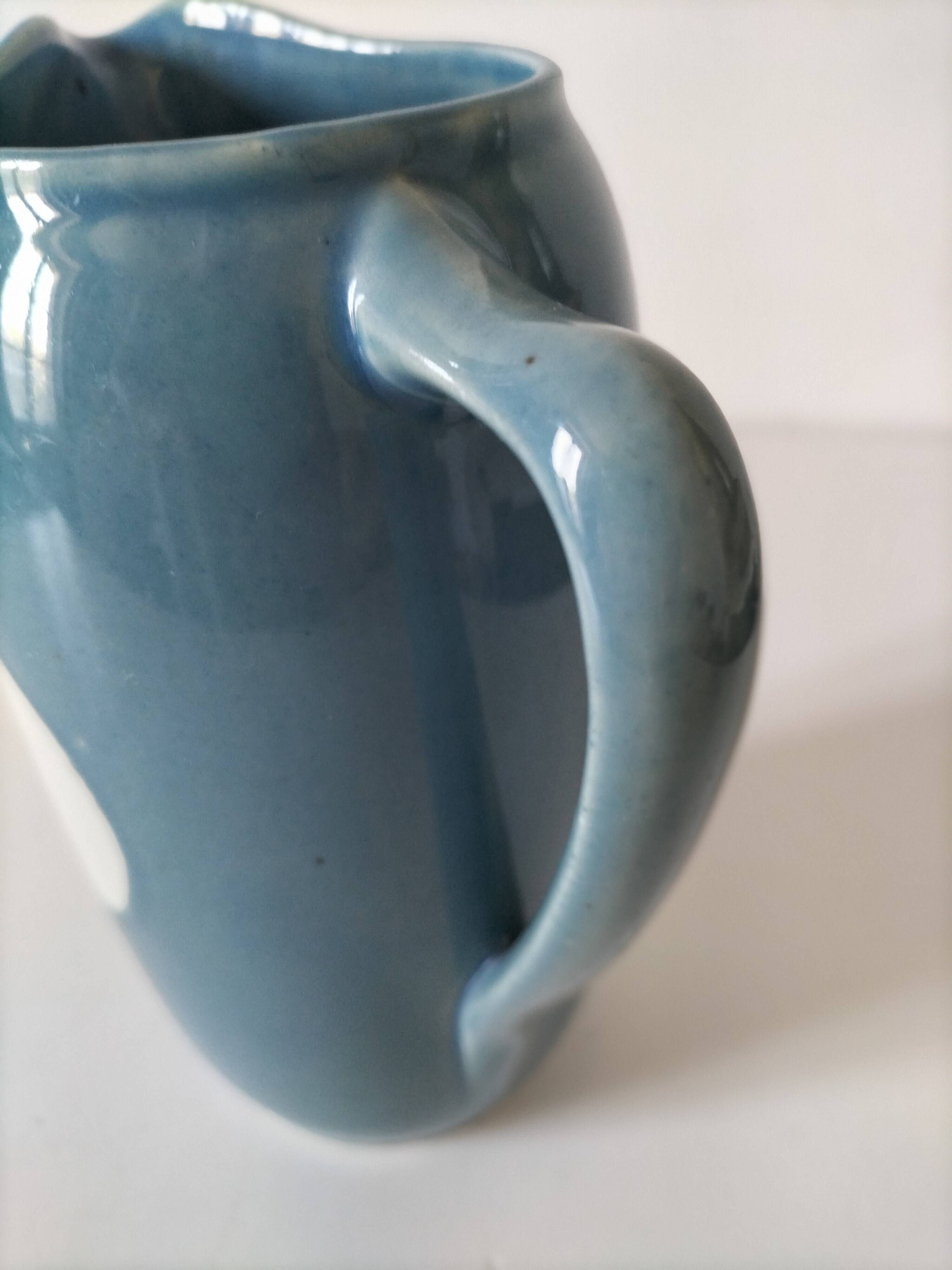 Pichet Denbac 326-2 – Art Deco stoneware with geometric reserve from the 1920s-30s