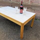 Vintage coffee table 1970 French coffee table Mid-Century