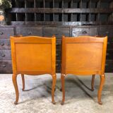 Pair of wooden bedside tables