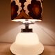 Opaline lamp Isis - vintage 70s