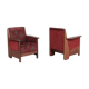 Paire de fauteuils Art déco hollandais