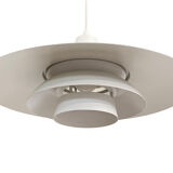 Large layered pendant light by David Mogensen for Superlight. Denmark 1970s