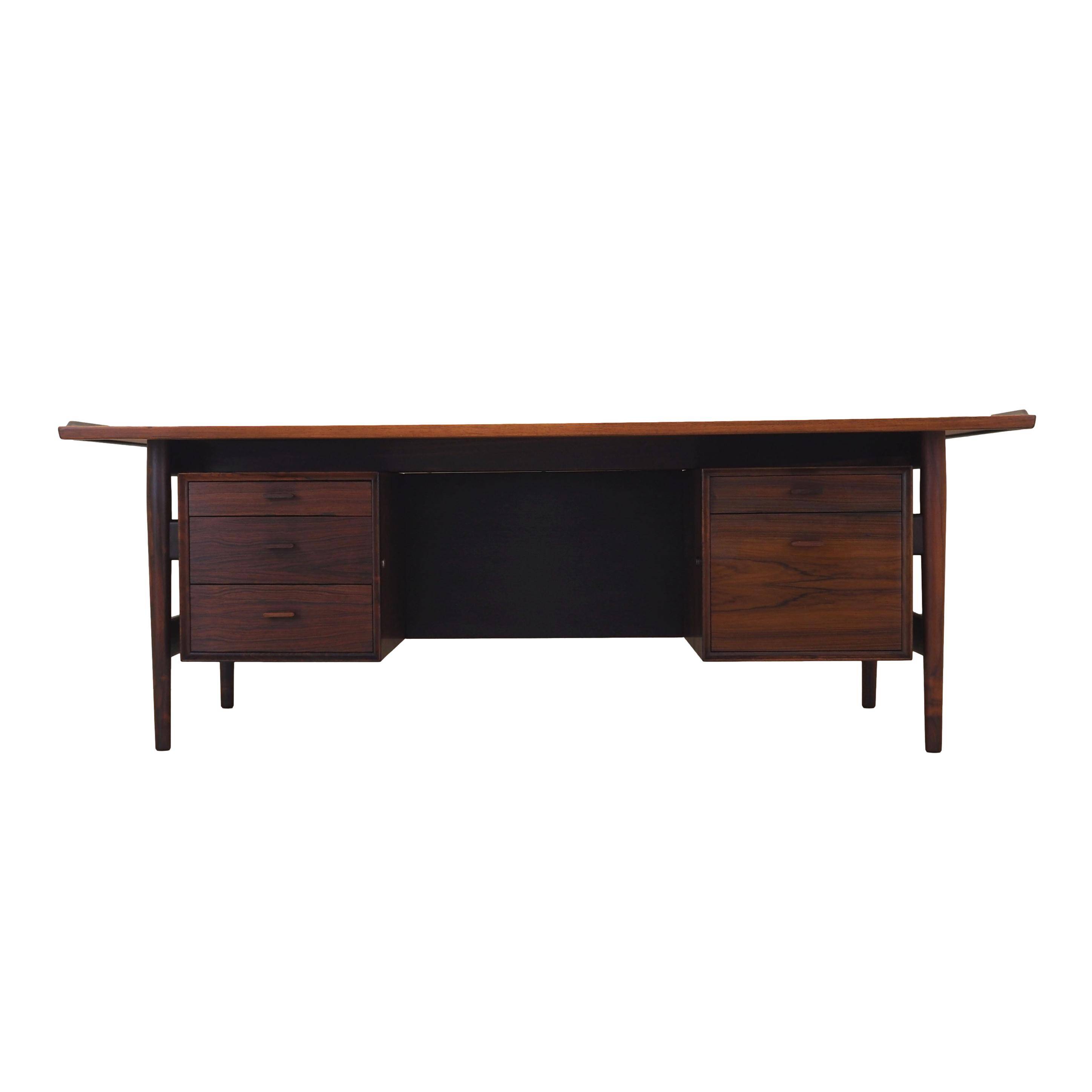 Rosewood desk, Danish design, 1960s, designer: Arne Vodder, production: Sibast