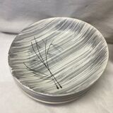 Set of 7 plates Niderviller model Kitten