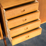 Norwegian teak storage furniture, Ergo model, 2 modules by Blindheim
