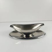 Letang Remy stainless steel sauce boat, 20th century