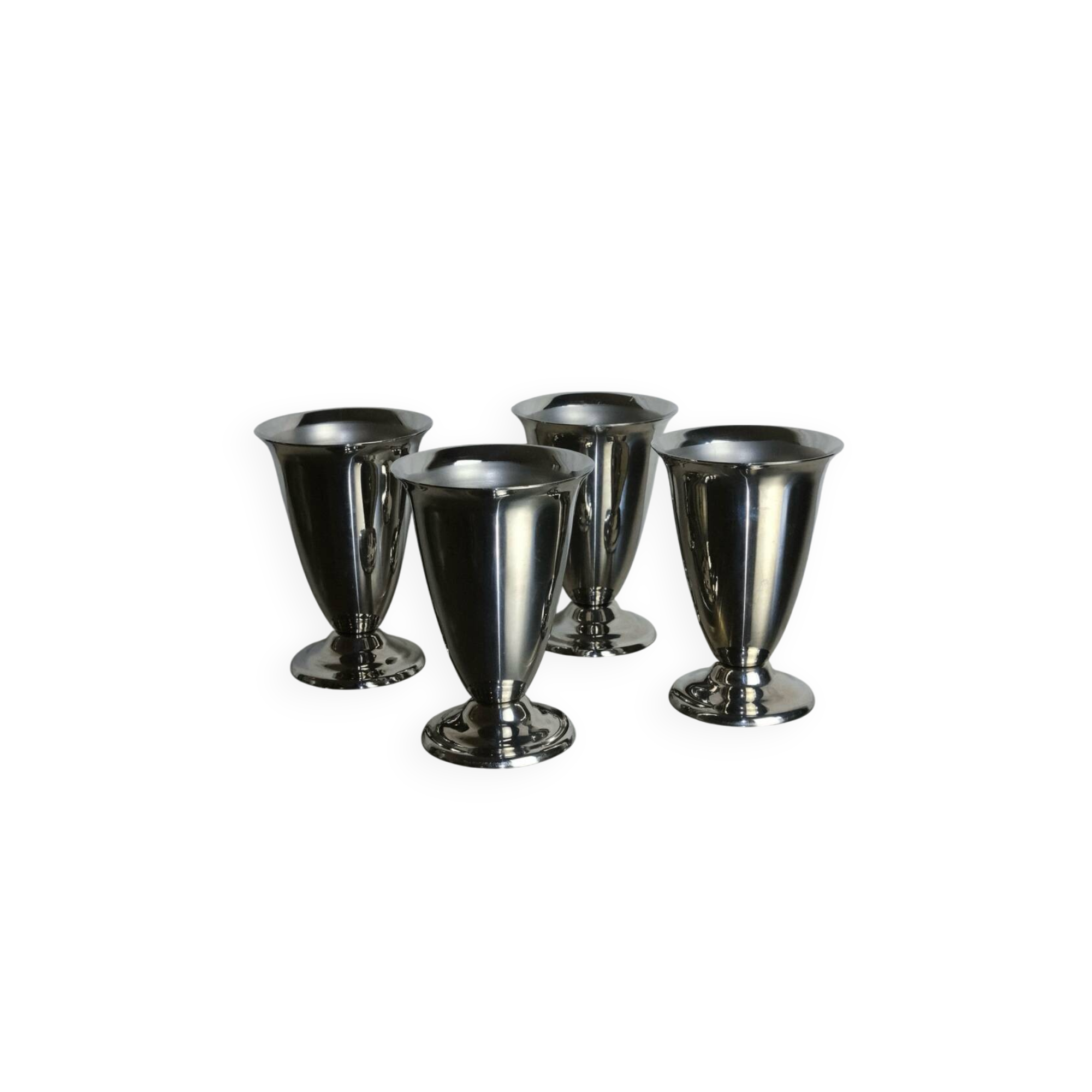 Set de 4 gobelets en inox Letang Rémy