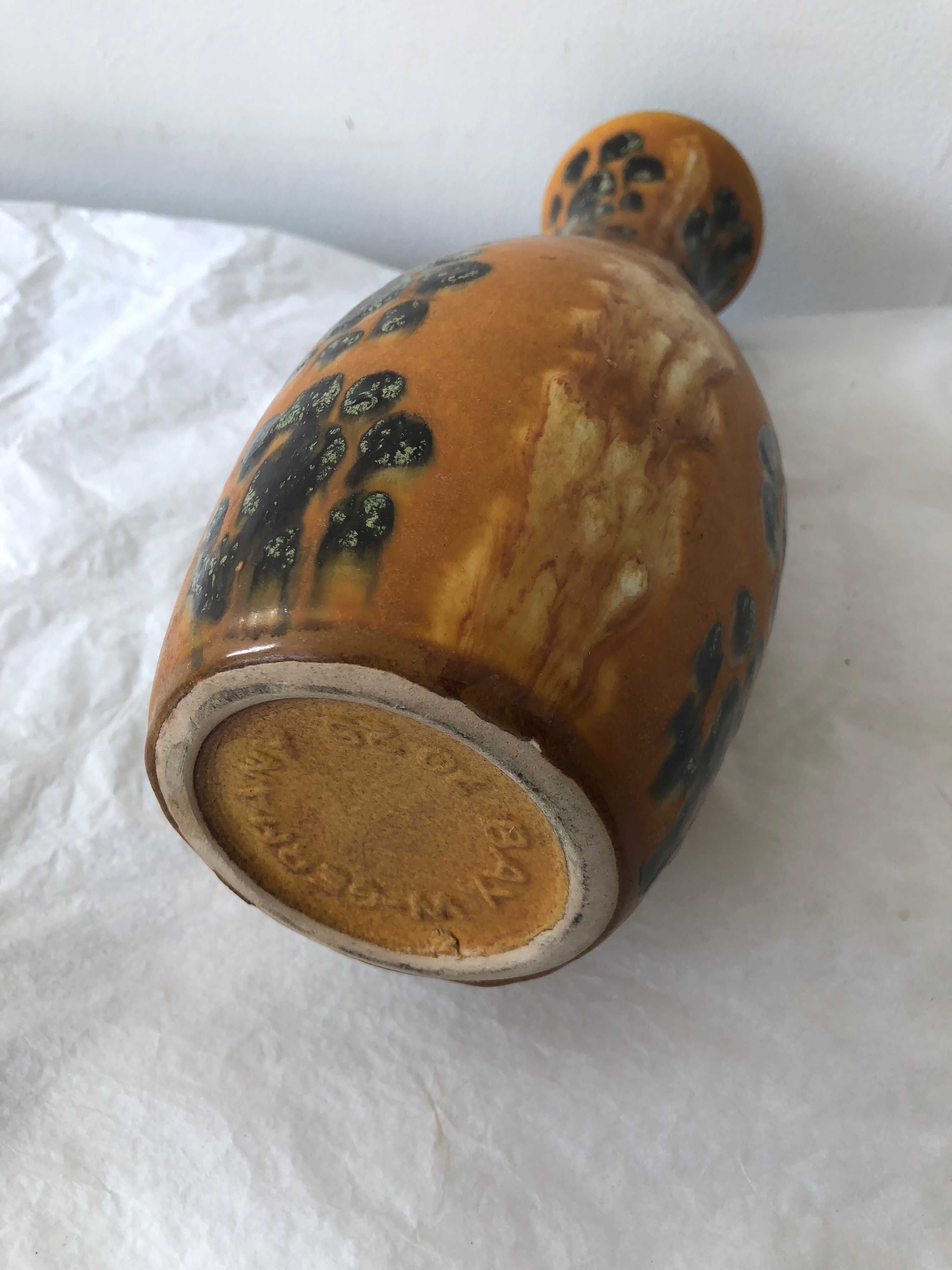 Vase ceramic vintage west germany
