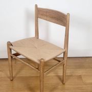 Set of 2 Hans J. Wegner CH36 dining chairs for Carl Hansen & Søn in solid oak
