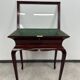 Art Deco display table in mahogany