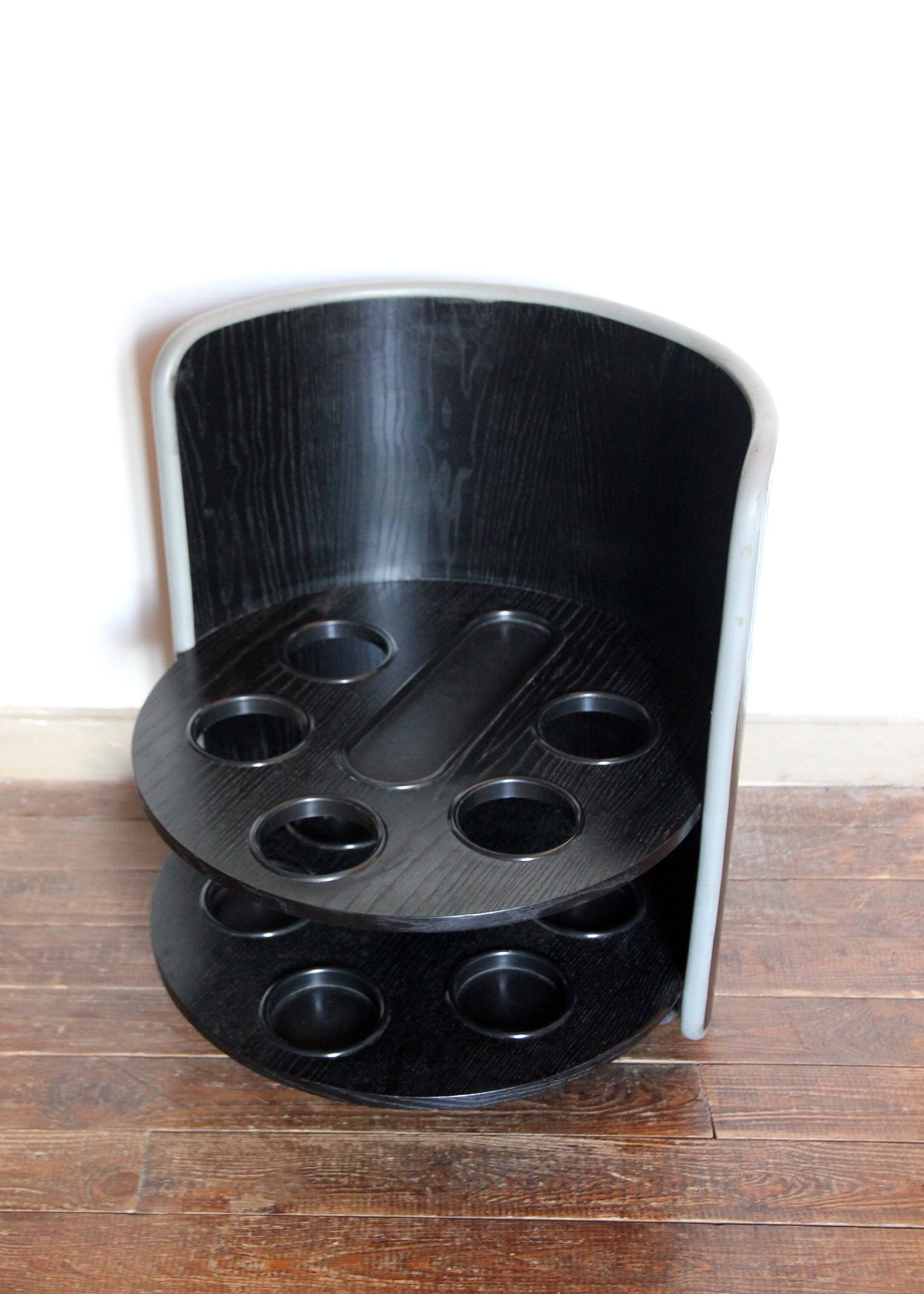 Bar cabinet on wheels by Luigi Massoni, 1960s