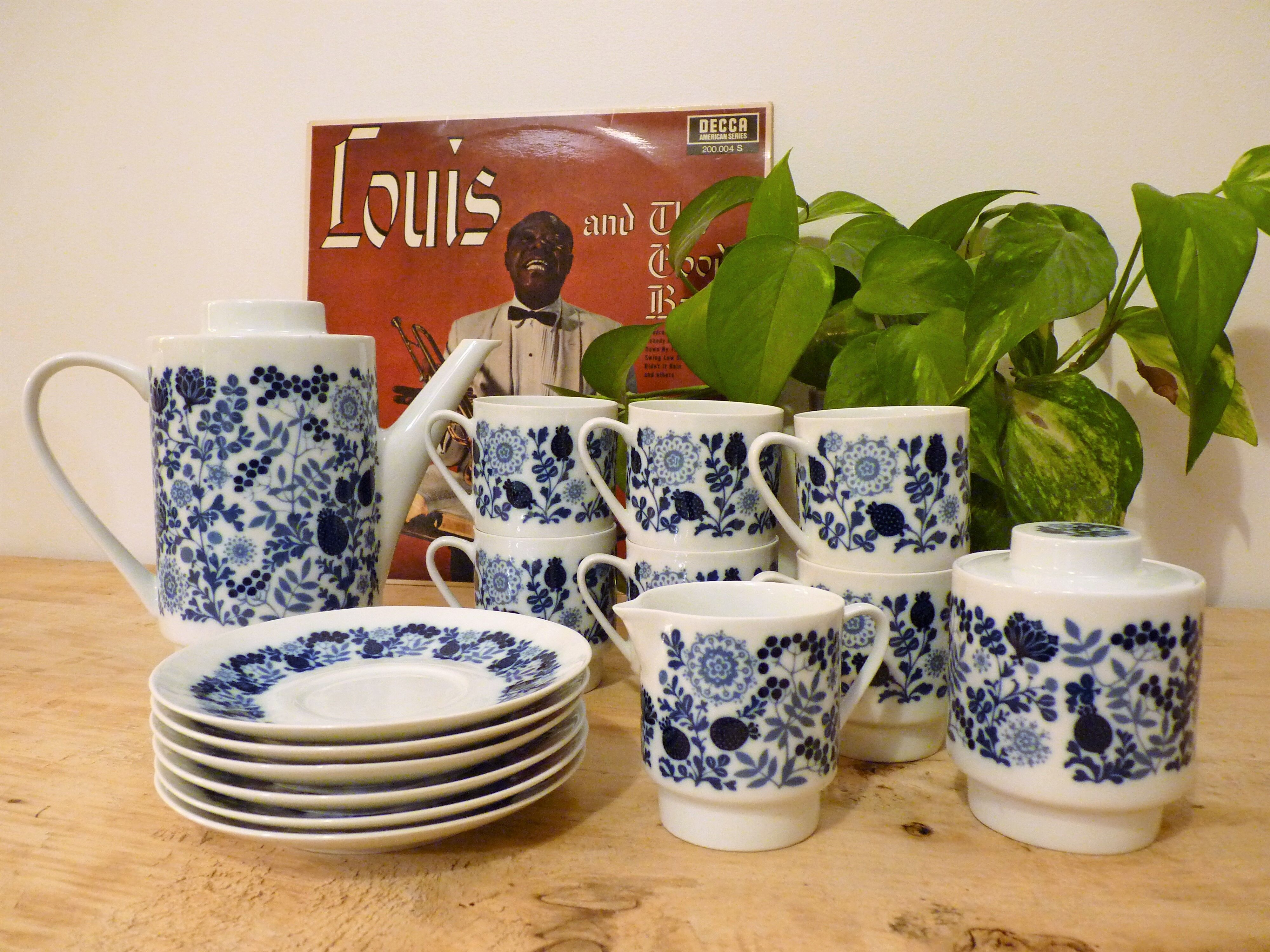 Great Full Tea Set Melitta 60s Vintage
