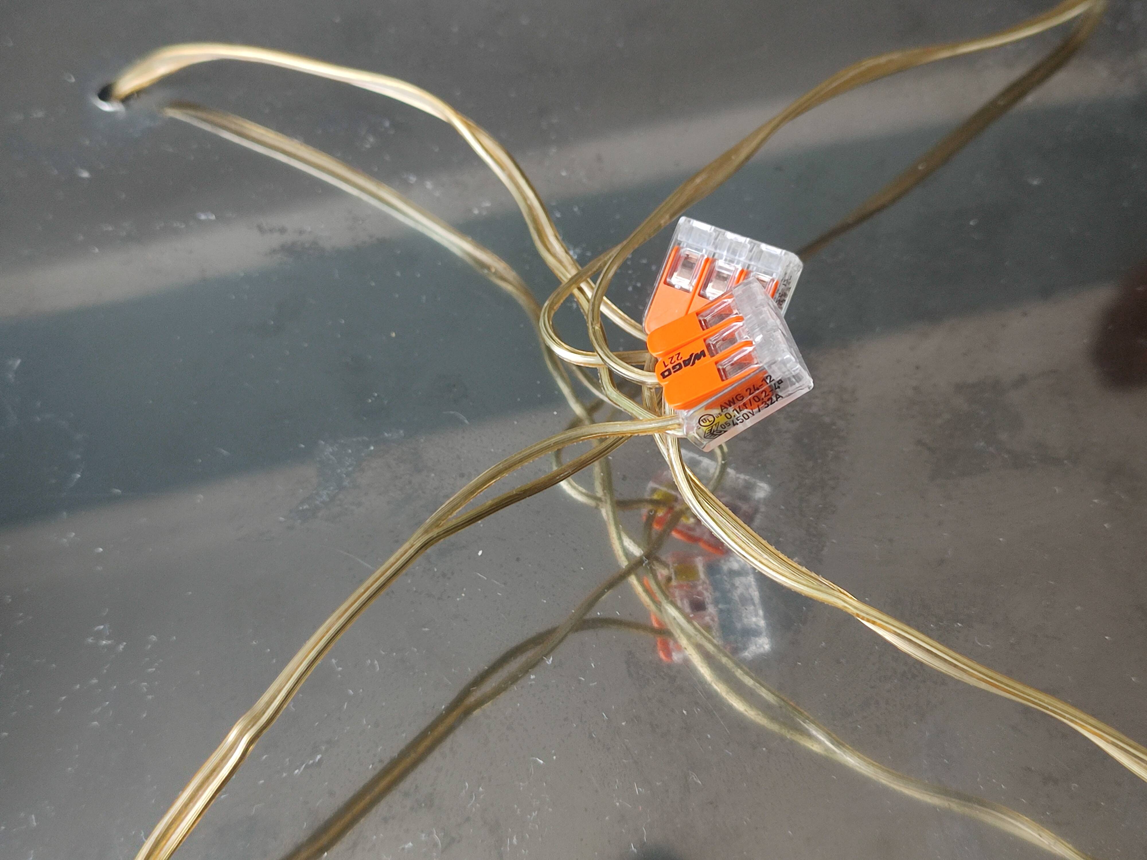 Large vintage Murano glass wall light