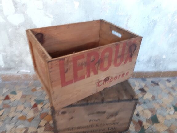Chicorée Leroux wooden case
