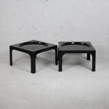 Paire de table basses space age en fibre de verre, circa 1970