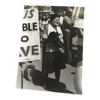 Photo print of an American event. Year 80