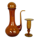 Biot vase & carafe bubble blown glass signed vintage 1960/70 B922