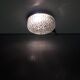 Vintage ceiling light / wall light - Molded glass - diamond tips - 1970s