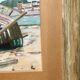 Ancient painting Brittany shipwrecks