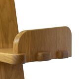 Vintage pyramid cabinet bookcase solid wood design