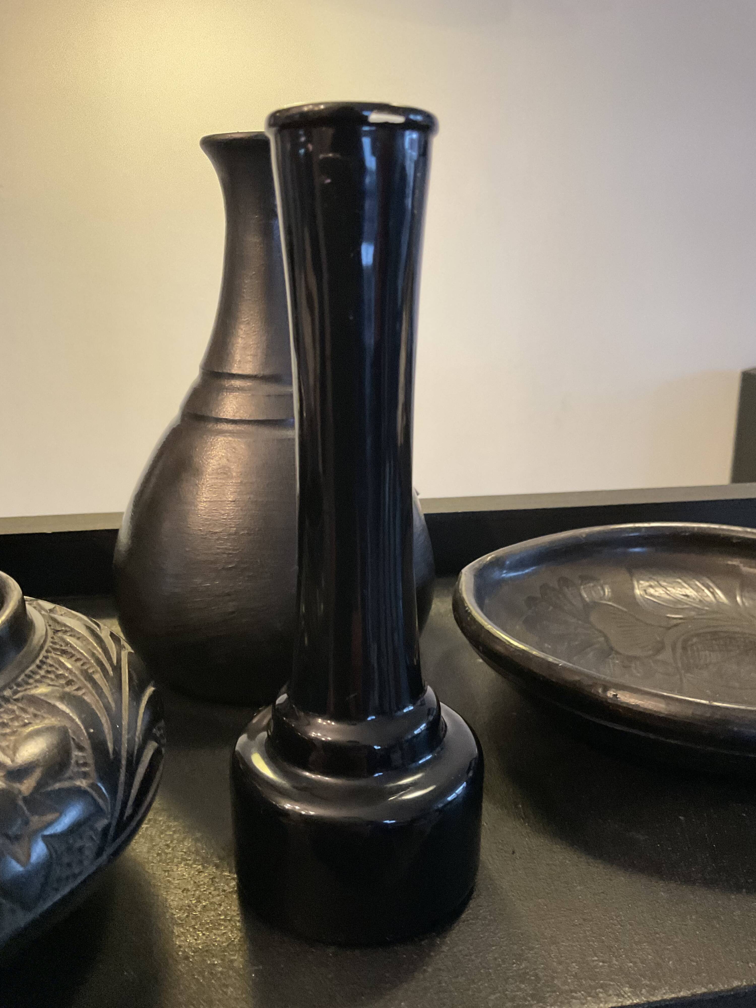 Series of 5 vintage vases