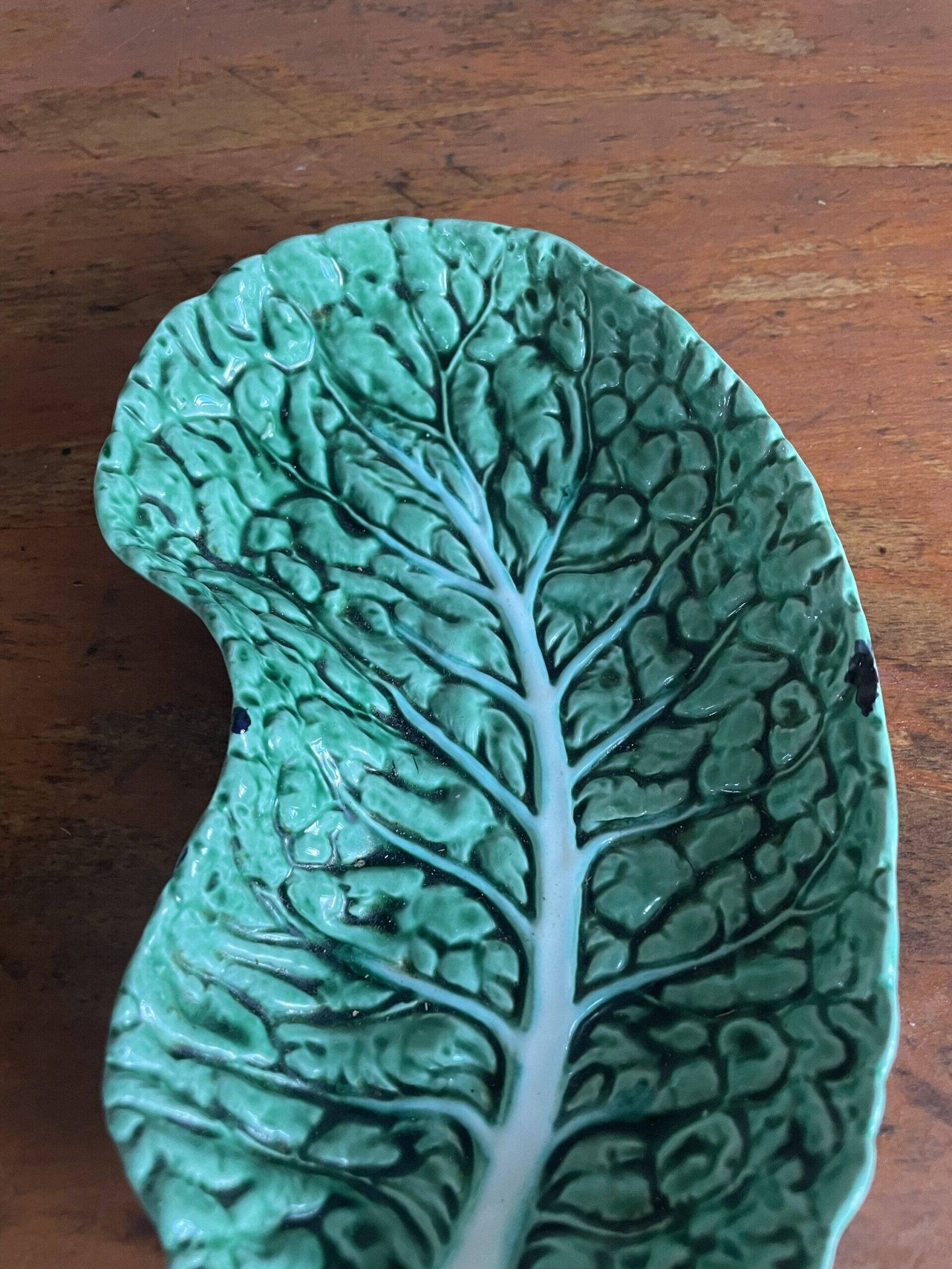 Portuguese slipware cabbage bowl