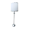 Chrome floor lamp of the year 70 Delmas original lampshade