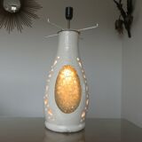 Ceramic lamp and resin "Accolay" 50s 60s