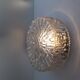 Old ceiling light / wall light - molded glass - 1970