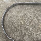 Lot 4 Italian chairs, Cidue camel leather and chrome 1970