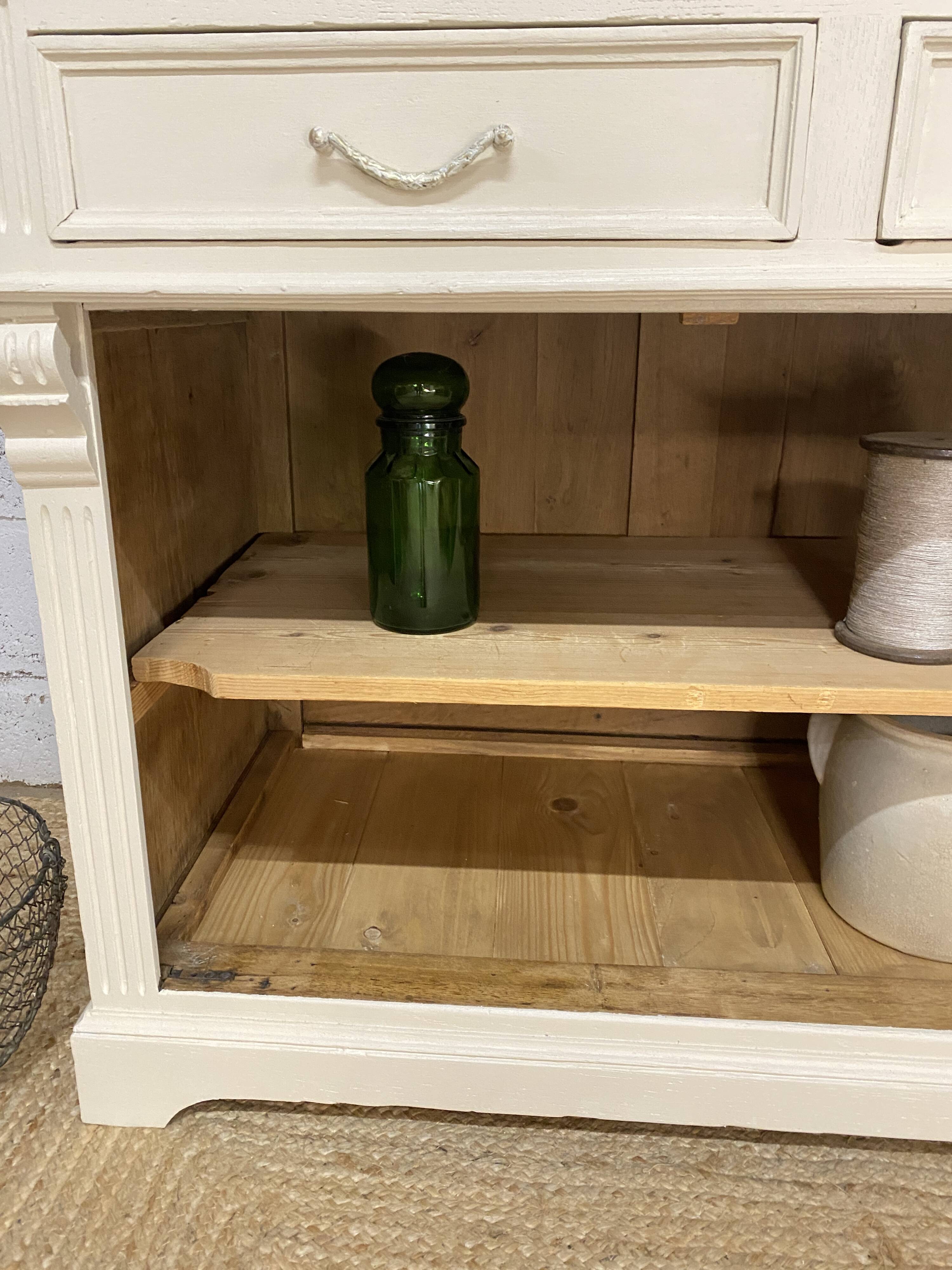 Renovated buffet oak top