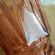 Vintage rosaline pink glass vase