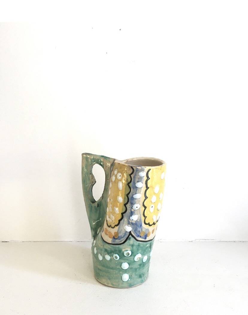 Set of Iberian ceramic mugs