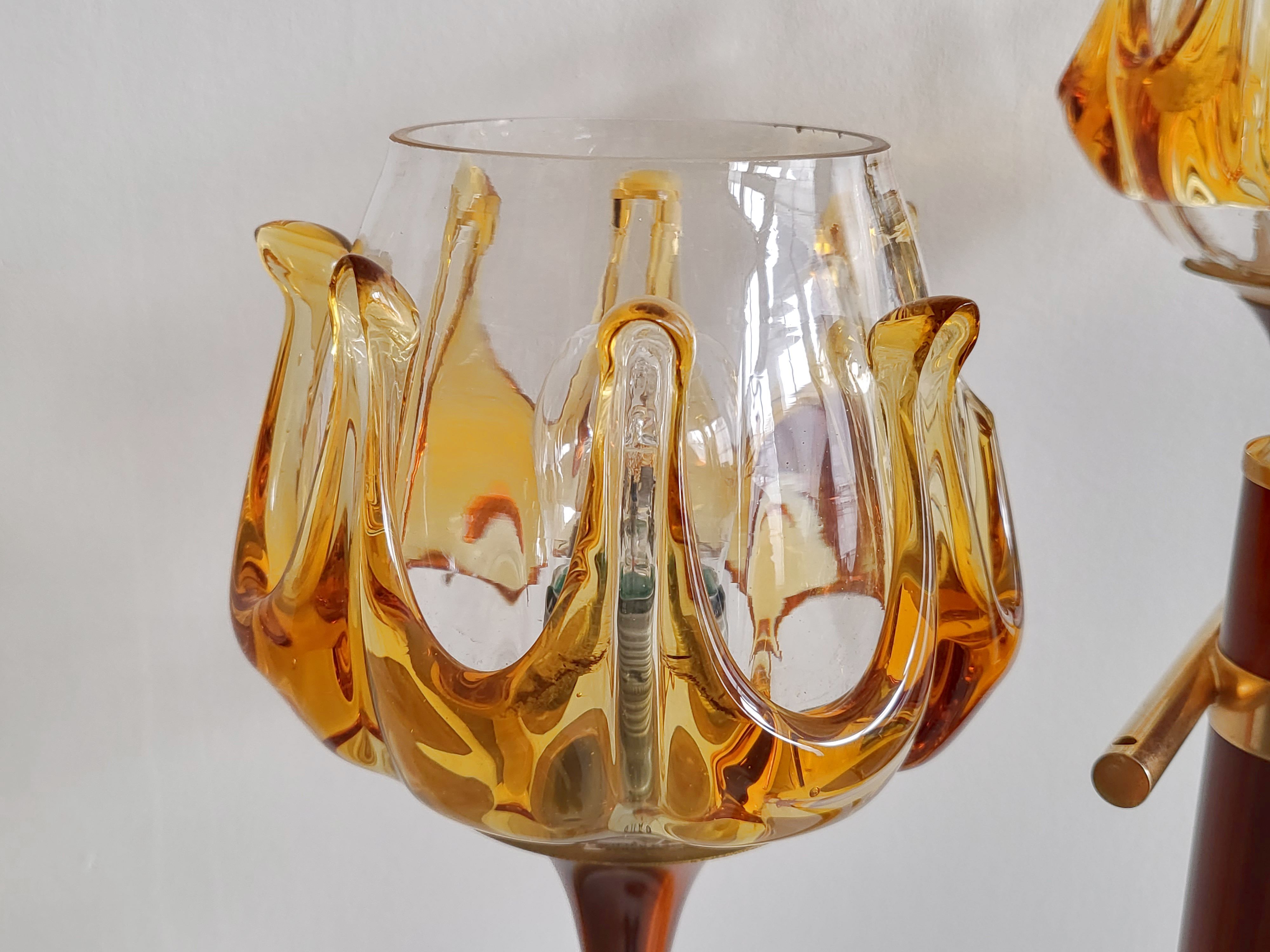 Vintage Oberglas Austria floor lamp 1970