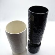 Pompeo Pianezzola pair of ceramic vases from Nove 1970s