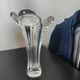 Corolla soliflore vase in crystal, France 1960.