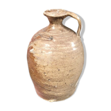 Old varnished sandstone jug