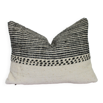 Berber cushion cover zanfi in wool and cotton
