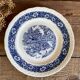 4 assiettes plates Staffordshire England « countryside »