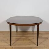 Mid-Century Round Rosewood Dining Table Model 71 by Severin Hansen for Hasl