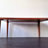 Table à manger en bois d’acajou, années 1980